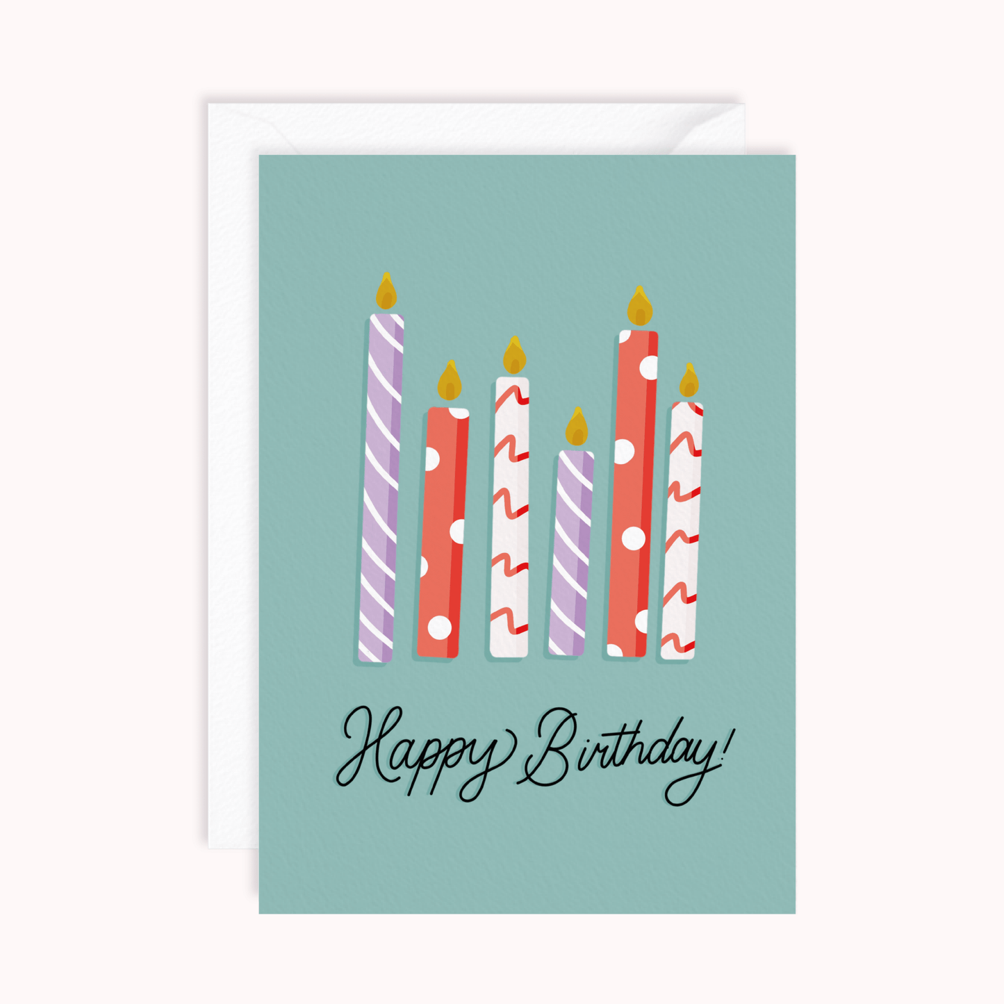Happy Birthday Candles Card - Stay Soft Co