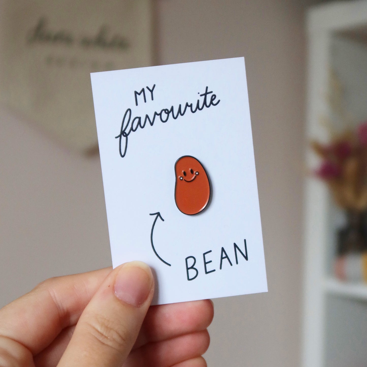 Bean Pin Badge
