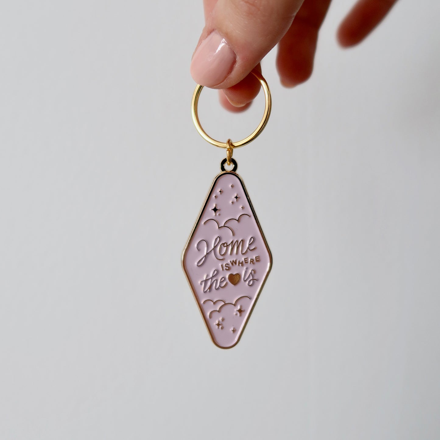 Home Is Where The Heart Is Keychain