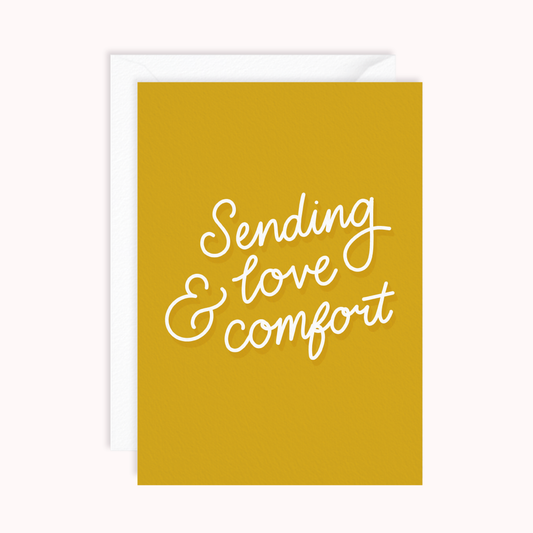 Sending Love and Comfort Card