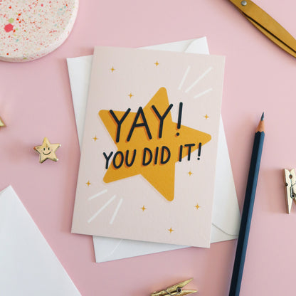 You Did It Congratulations Card