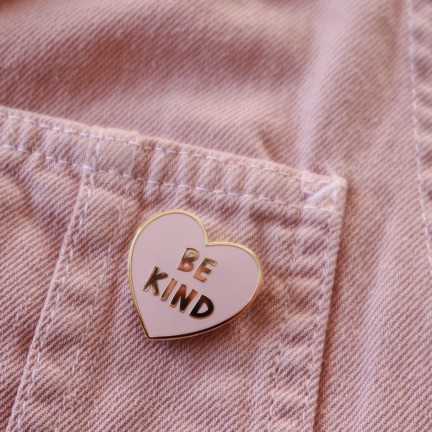 Be Kind Pin Badge - Stay Soft Co