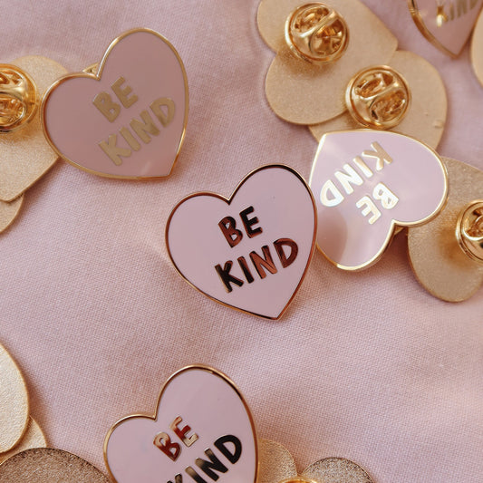 Be Kind Pin Badge - Stay Soft Co