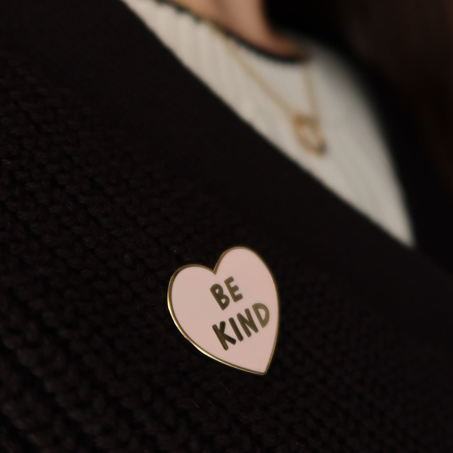 Be Kind Pin Badge - Stay Soft Co