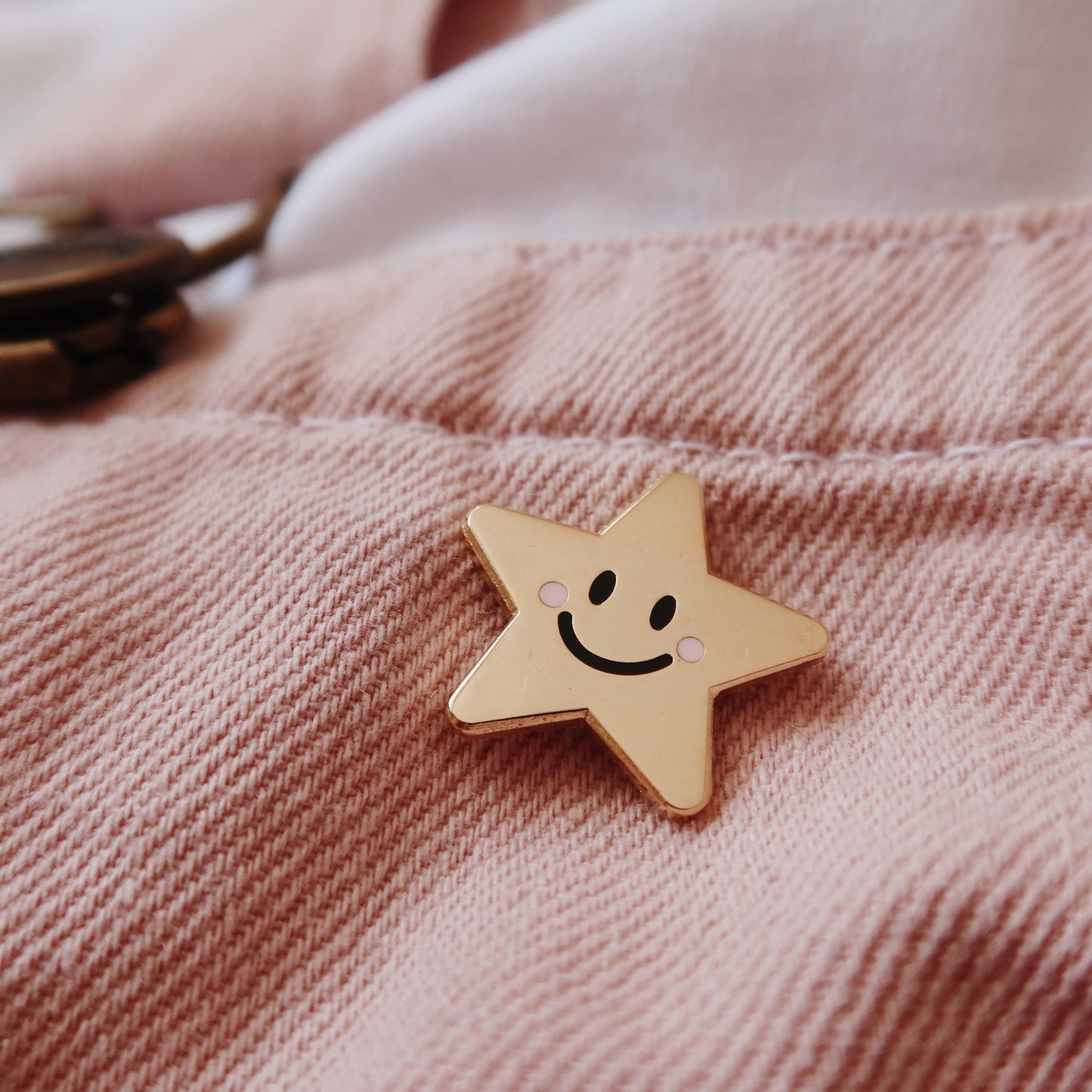 Gold Star Pin Badge - Stay Soft Co