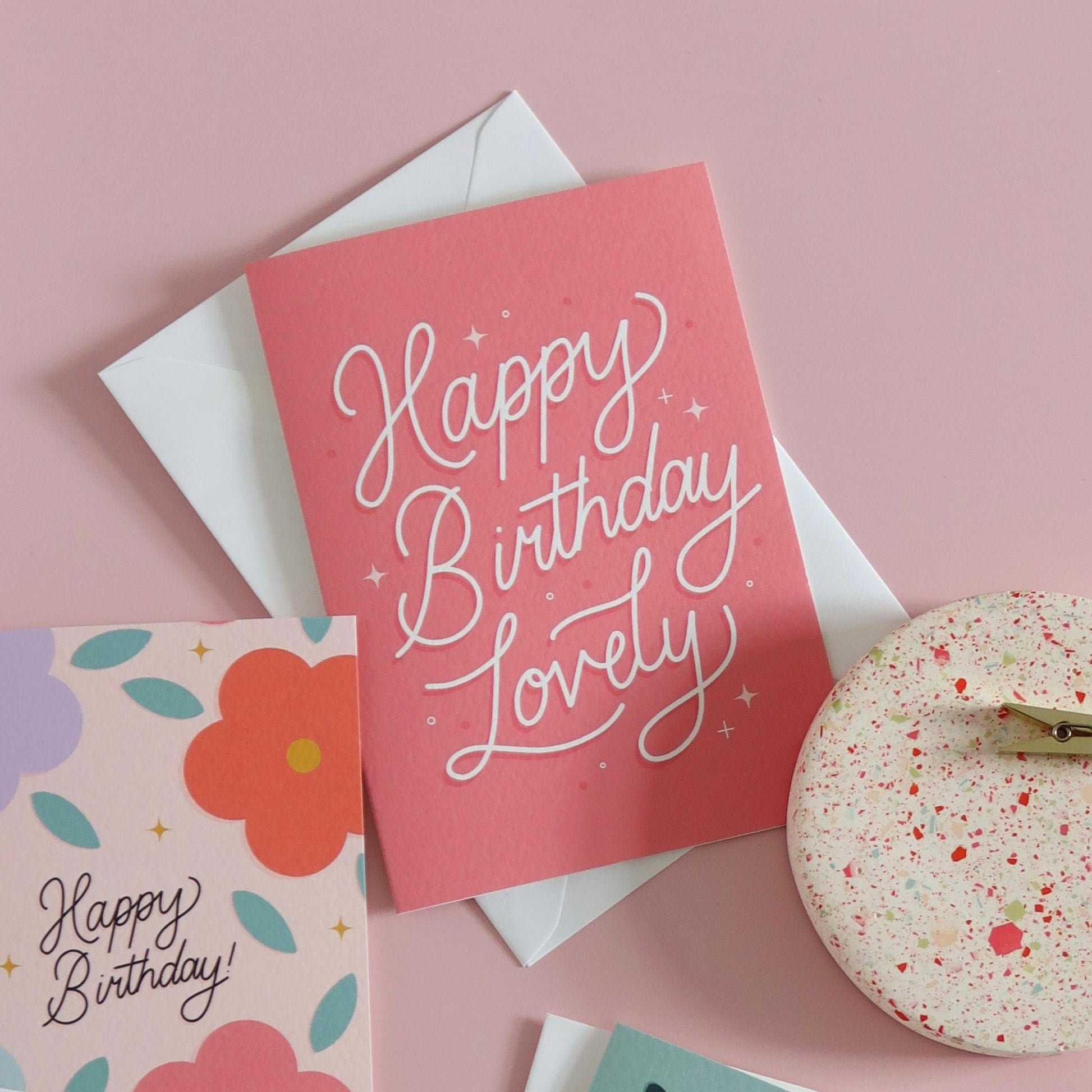 Happy Birthday Lovely Card - Stay Soft Co