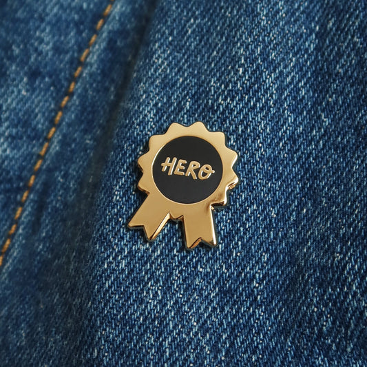 Hero Pin Badge - Stay Soft Co