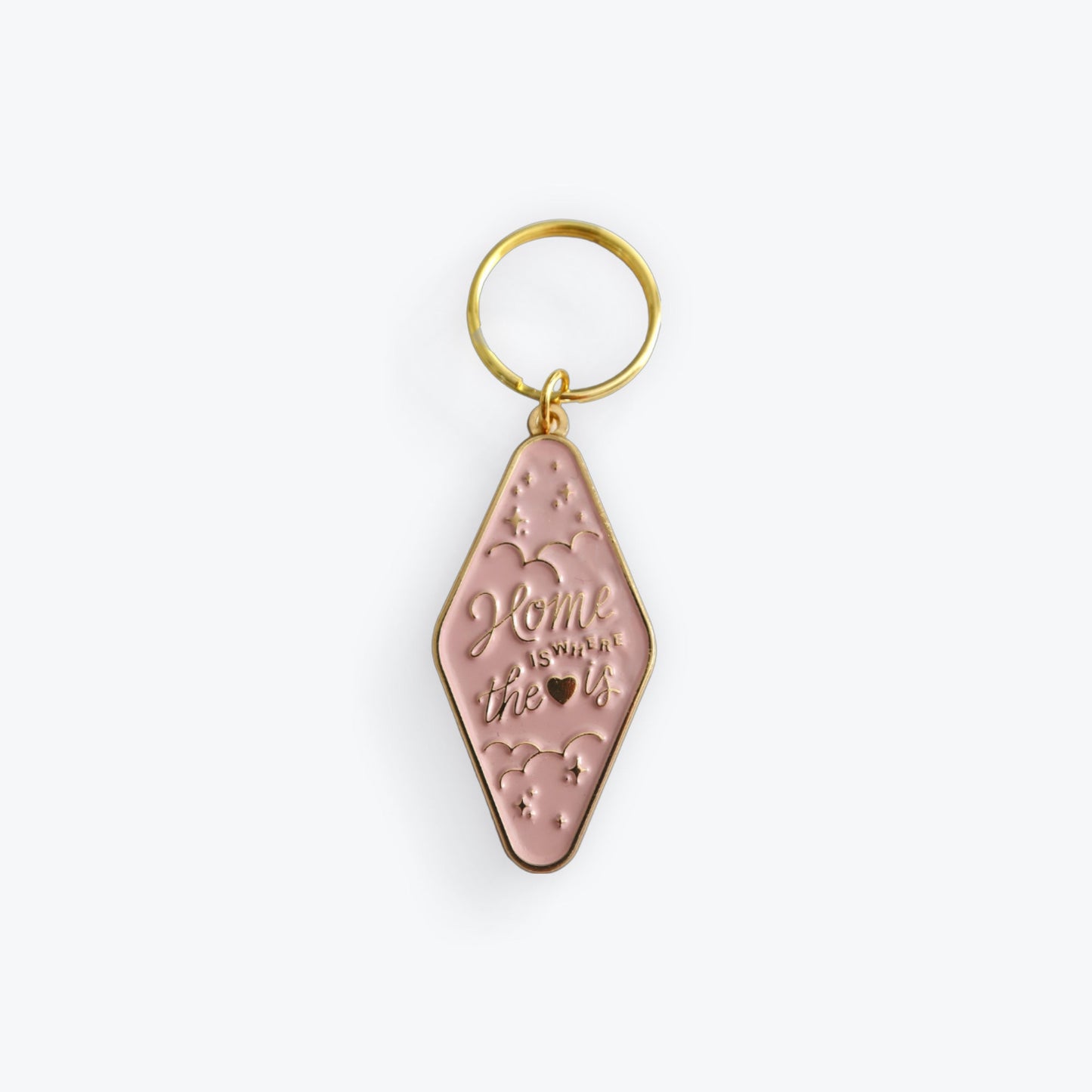 Home Is Where The Heart Is Keychain - Stay Soft Co