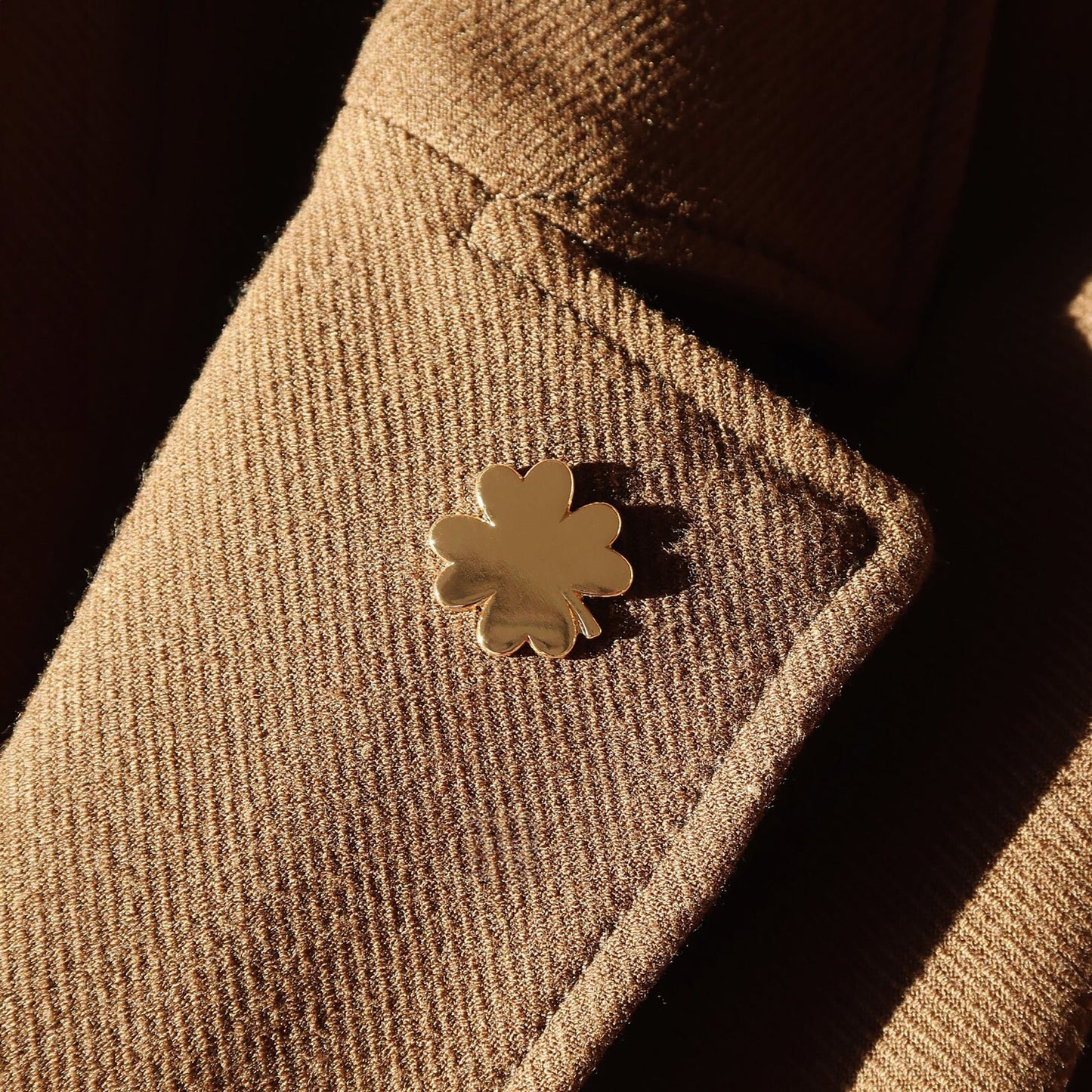 Lucky Clover Pin Badge - Stay Soft Co
