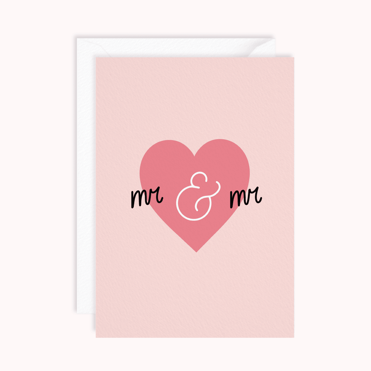 Mr and Mr Wedding Card - Stay Soft Co