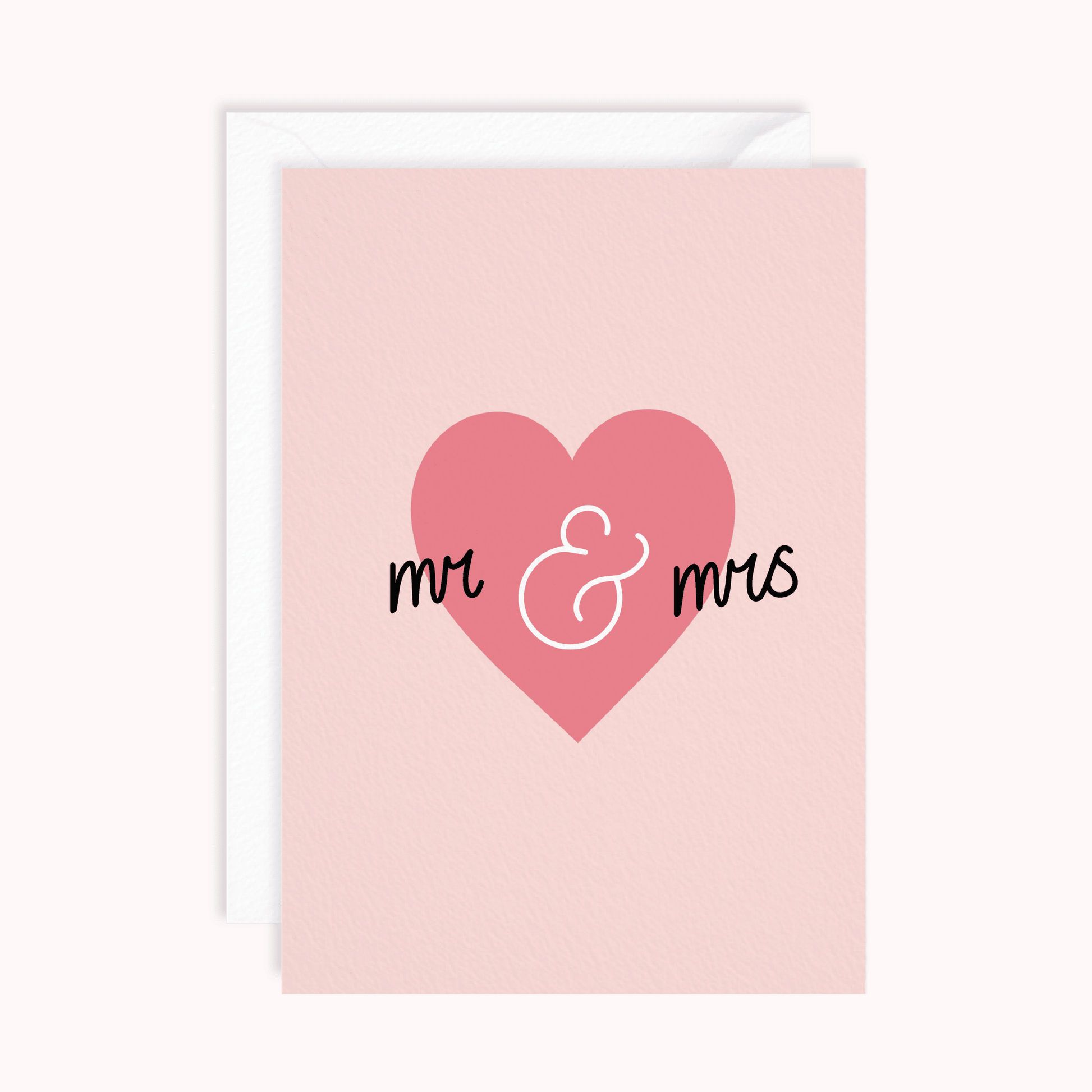 Mr and Mrs Wedding Card - Stay Soft Co