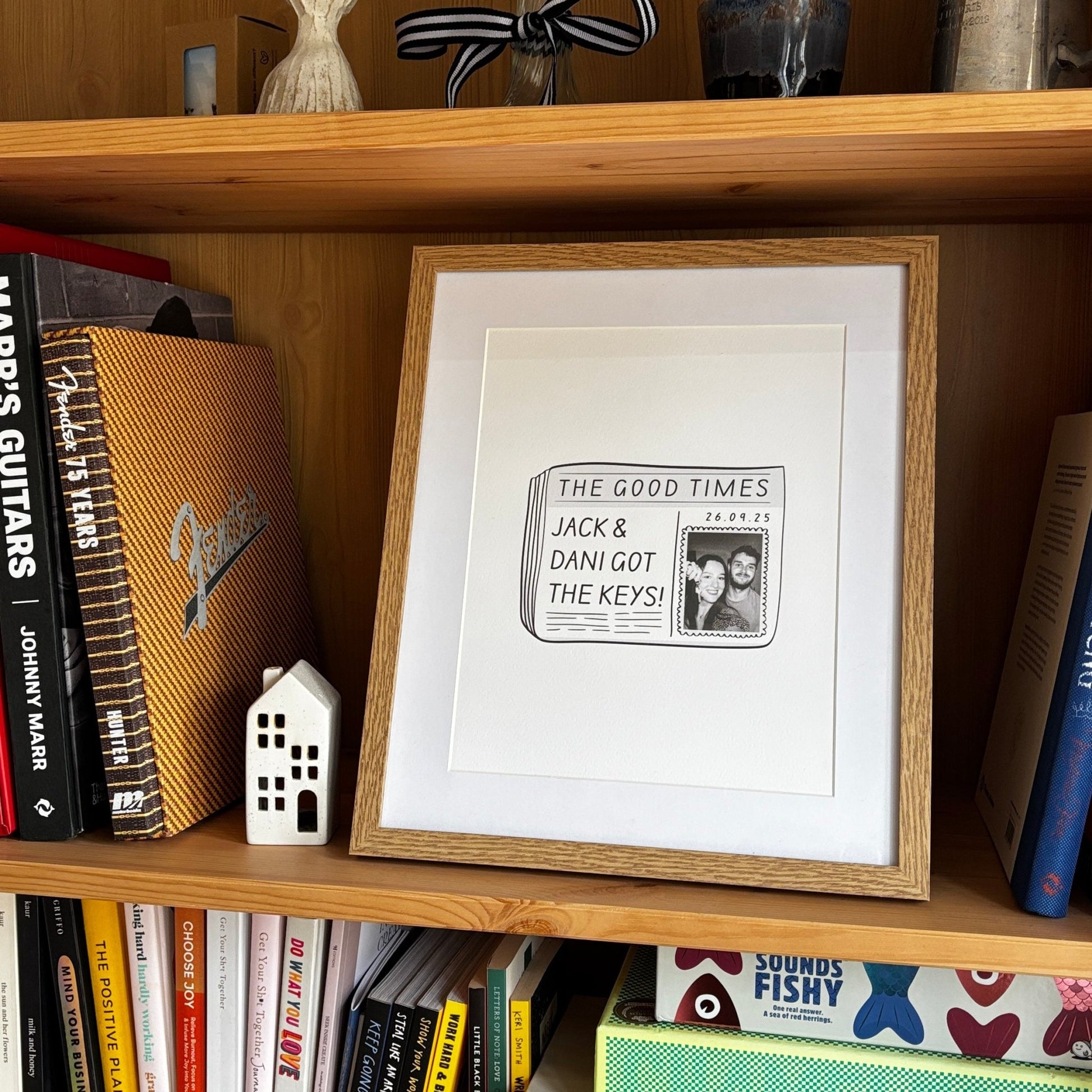 Personalised Newspaper Print - Stay Soft Co