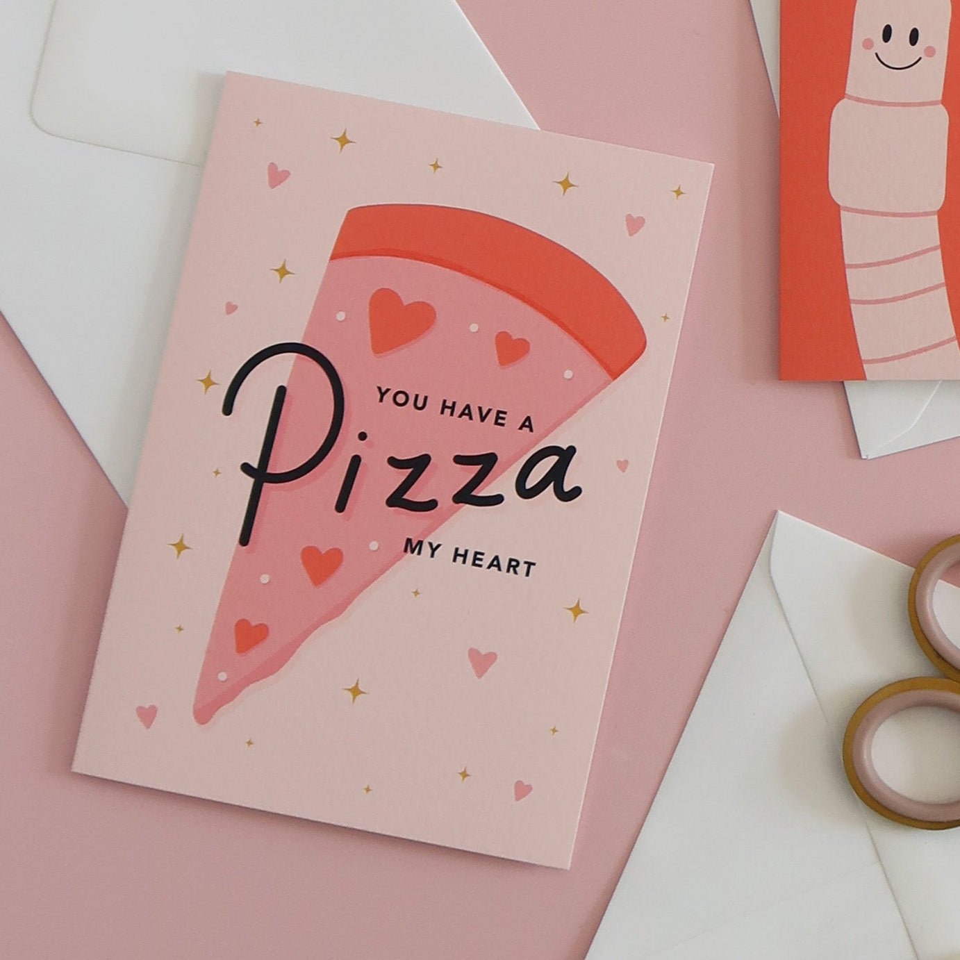 Pizza My Heart Card - Stay Soft Co