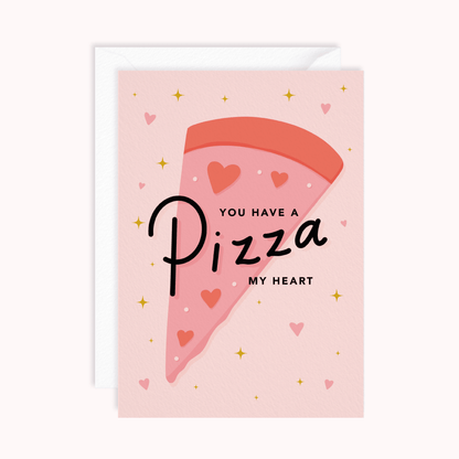 Pizza My Heart Card - Stay Soft Co