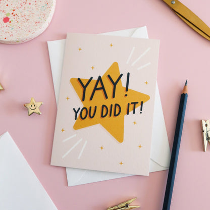 You Did It Congratulations Card - Stay Soft Co